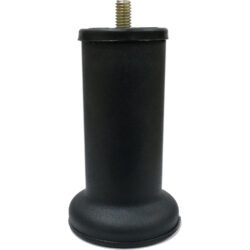 12 Cm Baza Ayağı Koltuk Ayağı Kanepe Ayağı Civatalı 3/8 (kalın Diş) Texture Siyah-1.jpg