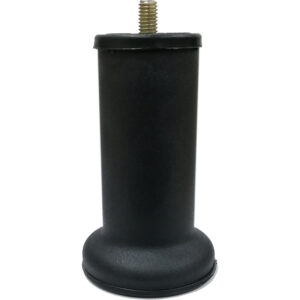 12 Cm Baza Ayağı Koltuk Ayağı Kanepe Ayağı Civatalı 3/8 (kalın Diş) Texture Siyah-1.jpg