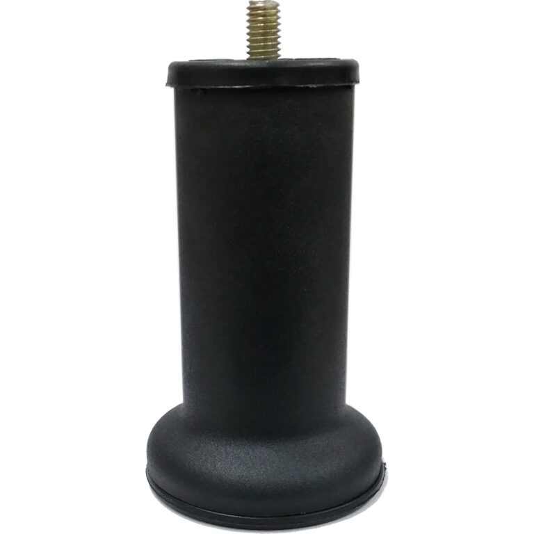 12 Cm Baza Ayağı Koltuk Ayağı Kanepe Ayağı Civatalı 3/8 (kalın Diş) Texture Siyah-1.jpg