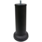 15 Cm Baza Ayağı Koltuk Ayağı Kanepe Ayağı Civatalı 3/8 (kalın Diş) Texture Siyah-1.jpg