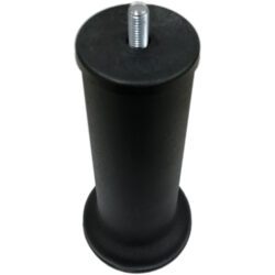 15 Cm Baza Ayağı Koltuk Ayağı Kanepe Ayağı Civatalı 3/8 (kalın Diş) Texture Siyah-2.jpg