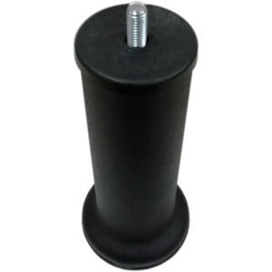 15 Cm Baza Ayağı Koltuk Ayağı Kanepe Ayağı Civatalı 3/8 (kalın Diş) Texture Siyah-2.jpg