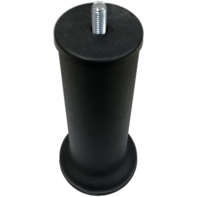 12 Cm Baza Ayağı Koltuk Ayağı Kanepe Ayağı Civatalı M8 (ince Diş) Texture Siyah-2.jpg