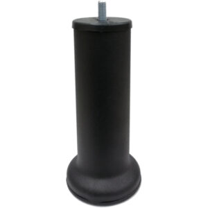 15 Cm Baza Ayağı Koltuk Ayağı Kanepe Ayağı Civatalı 3/8 (kalın Diş) Texture Siyah-1.jpg