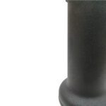 8 Cm Baza Ayağı Koltuk Ayağı Kanepe Ayağı Civatalı M8 (ince Diş) Texture Siyah-3.jpg