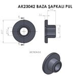 Baza Şapkalı Plastik Pul Krem-4.jpg