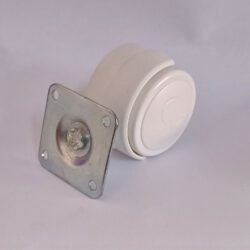 Oynak Tablalı Dolap Sehpa Masa Ayağı Mobilya Tekerleği 40 Mm Beyaz-3.jpg