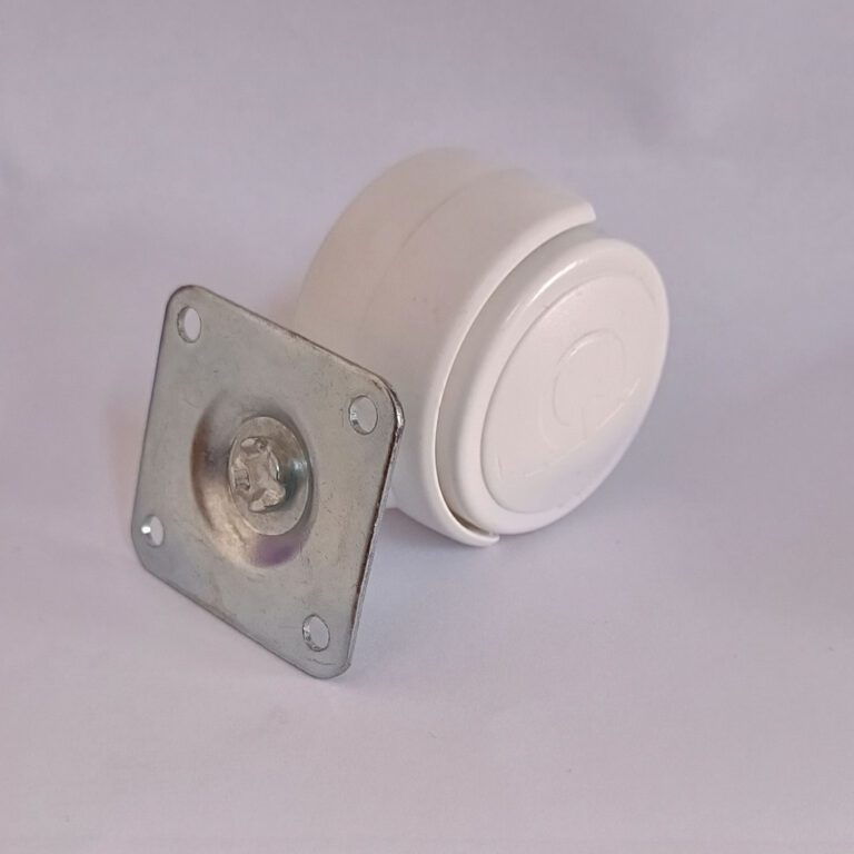 Oynak Tablalı Dolap Sehpa Masa Ayağı Mobilya Tekerleği 40 Mm Beyaz-3.jpg