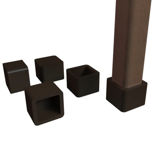 Sessiz Tip Sandalye Pabucu Masa Sandalye Zemin Koruyucu 25x25 Mm Ceviz-3.jpg