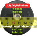 12 Cm Baza Ayağı Koltuk Ayağı Kanepe Ayağı Civatalı M8 (ince Diş)-4.jpg