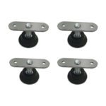 Dolap Raf Bingo Ayak Ve Bağlantı Sacı Siyah (4 Takım)