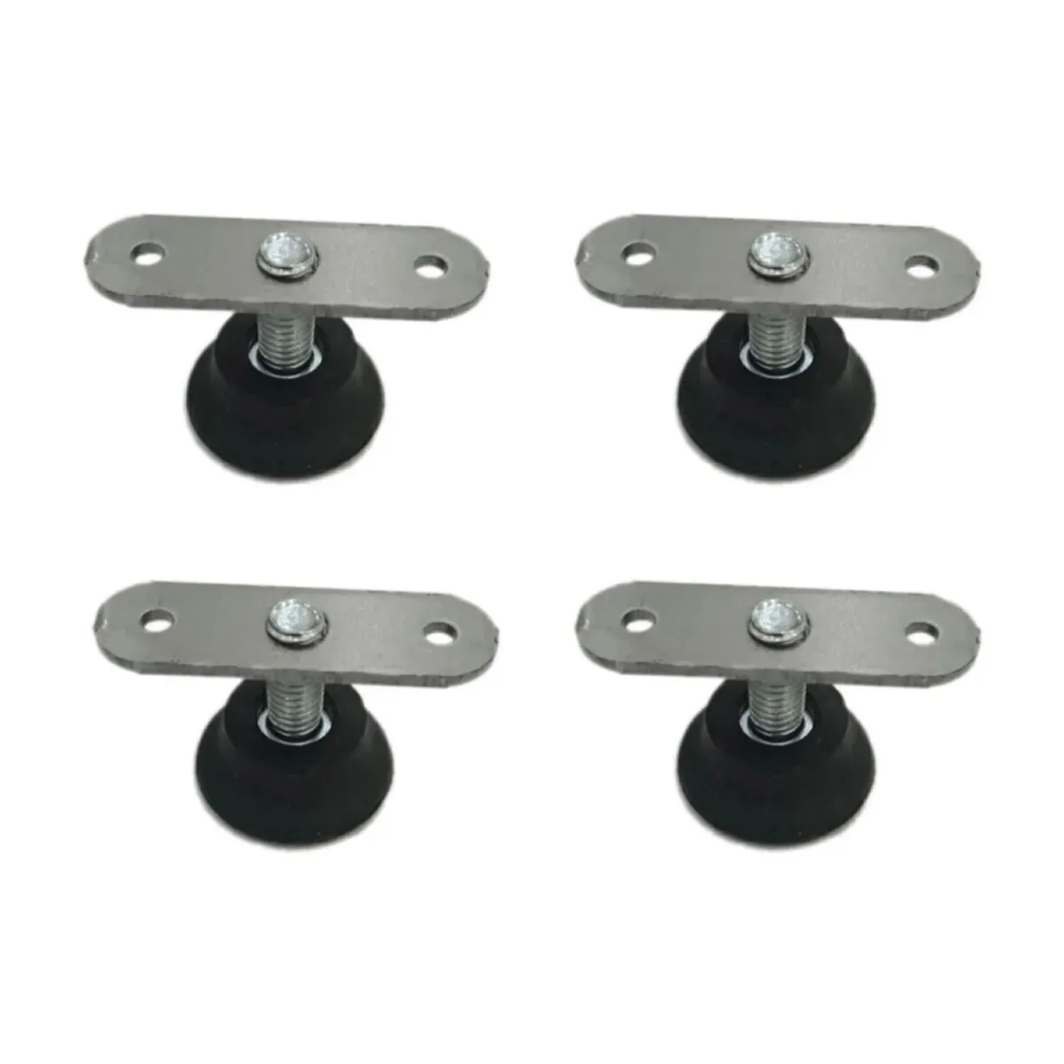 dolap-raf-bingo-ayak-ve-saci-takimi Dolap Raf Bingo Ayak Ve Bağlantı Sacı Siyah (4 Takım) - Görsel 1