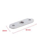 Bingo Ayakları Sacı M6 Civatalı Mobilya Dolap Ayağı Bağlantı Aparatı M6 Elips Sac 45x15 Mm-2.jpg