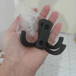 Askı Noktalı Elbise Vestiyer Duvar Askısı Dolap Elbise Askılığı Siyah Metal Askı-3.jpg