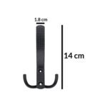 Askı Noktalı Portmanto Elbise Vestiyer Duvar Askısı Dolap Elbise Askılığı Krom Siyah Askı-4.jpg