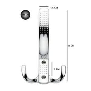 Askı Noktalı Portmanto Elbise Vestiyer Duvar Askısı Dolap Elbise Askılığı Krom Metal Askı-3.jpg