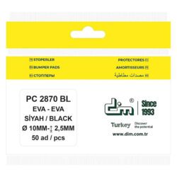 Pacific Yapışkanlı Eva Bazlı Ses Stoperi Siyah-3.jpg