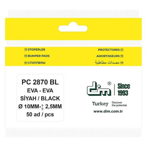 Pacific Yapışkanlı Eva Bazlı Ses Stoperi Siyah-3.jpg