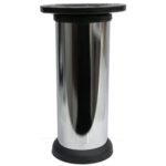 Seres Vidalı Metal Ayak 12 Cm Krom Siyah-1.jpg