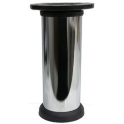 Seres Vidalı Metal Ayak 12 Cm Krom Siyah-1.jpg