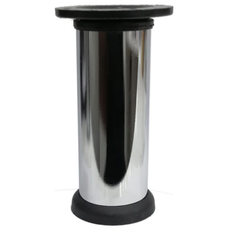 Seres Kendinden Vidalı Ayak 10 Cm Krom Siyah-1.jpg