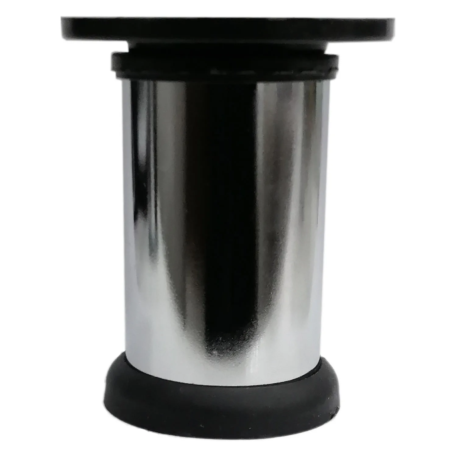 Seres Vidalı Metal Ayak 8 Cm Krom Siyah-1.jpg