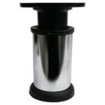 Seres Vidalı Metal Ayak 12 Cm Krom Siyah-2.jpg