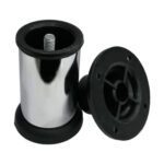 Seres Vidalı Metal Ayak 12 Cm Krom Siyah-3.jpg