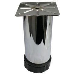 Tablalı Ayarlı Metal Dolap Tezgah Baza Koltuk Kanepe Ayağı Krom Çap:42 Mm 12 Cm-1.jpg