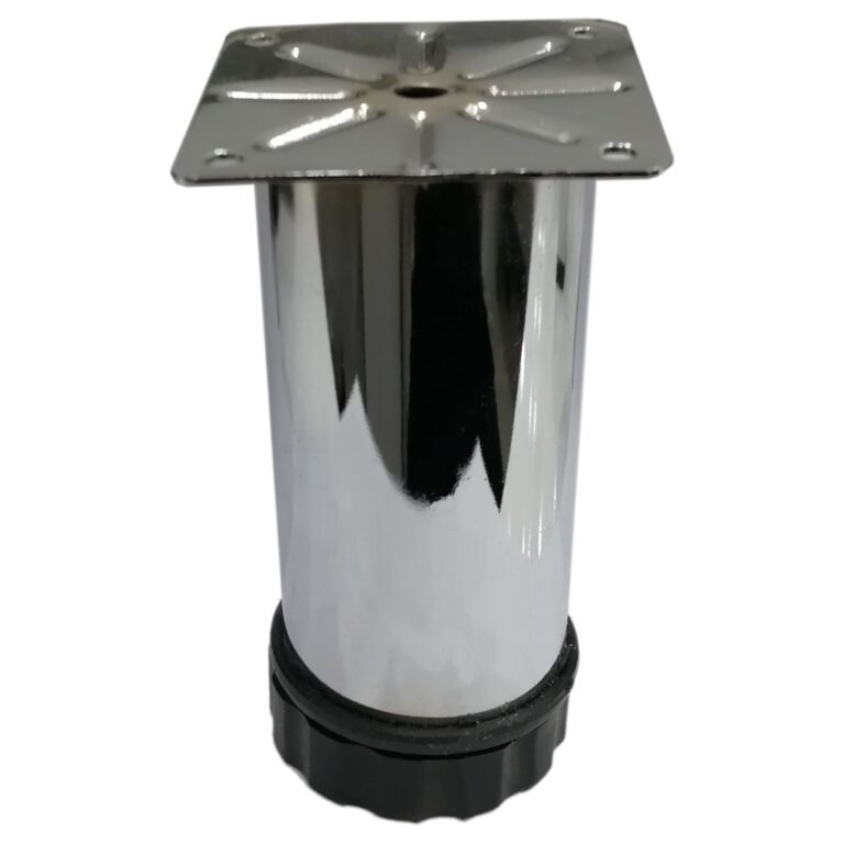 Tablalı Ayarlı Metal Dolap Tezgah Baza Koltuk Kanepe Ayağı Krom Çap:42 Mm 12 Cm-1.jpg