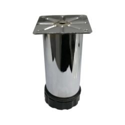 Tablalı Ayarlı Metal Dolap Tezgah Baza Koltuk Kanepe Ayağı Krom Çap:42 Mm 10 Cm-1.jpg