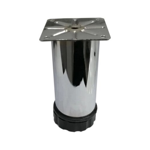 Tablalı Ayarlı Metal Dolap Tezgah Baza Koltuk Kanepe Ayağı Krom Çap:42 Mm 10 Cm-1.jpg