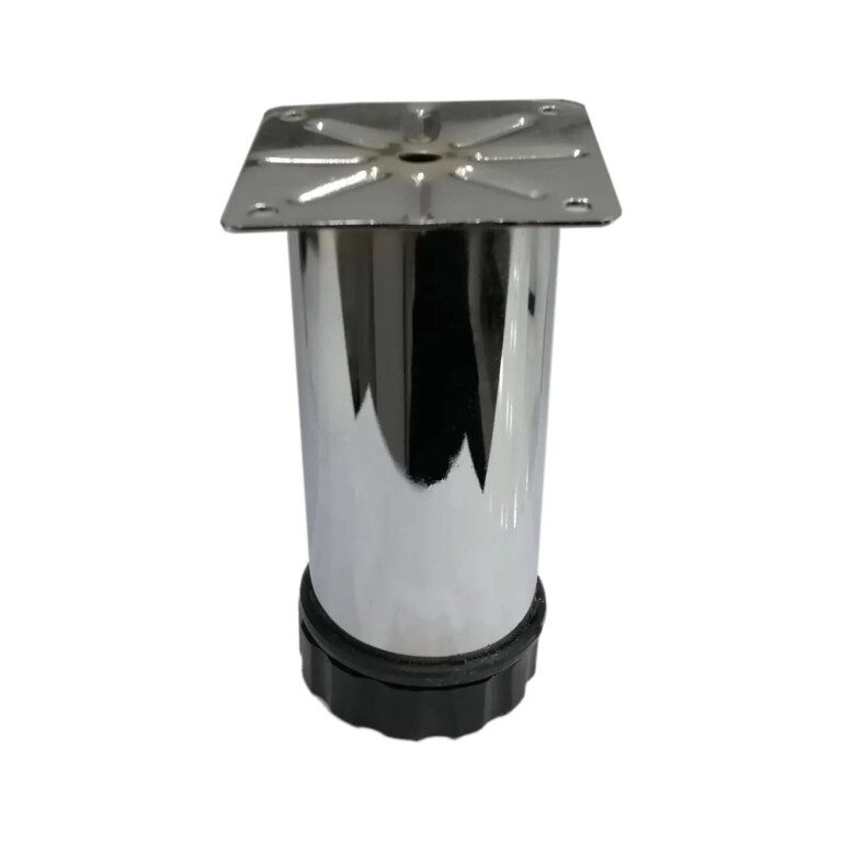 Tablalı Ayarlı Metal Dolap Tezgah Baza Koltuk Kanepe Ayağı Krom Çap:42 Mm 10 Cm-1.jpg