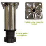 Tablalı Ayarlı Metal Dolap Tezgah Baza Koltuk Kanepe Ayağı Krom Çap:42 Mm 10 Cm-3.jpg