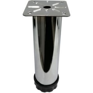 Tablalı Ayarlı Metal Dolap Tezgah Baza Koltuk Kanepe Ayağı Krom Çap:42 Mm 15 Cm-1.jpg
