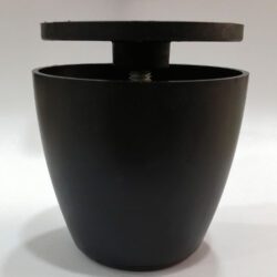 6 Cm Vazo Tablalı Ayarlı Ayak Siyah-3.jpg