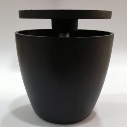 6 Cm Vazo Tablalı Ayarlı Ayak Siyah-3.jpg