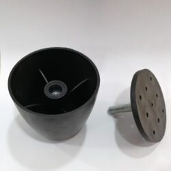 6 Cm Vazo Tablalı Ayarlı Ayak Siyah-4.jpg